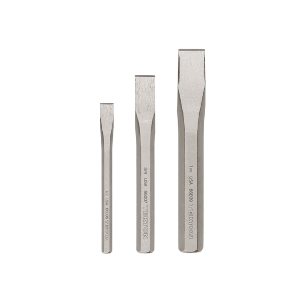 Cold Chisel Set, 3-Piece (1/2, 3/4, 1 in.)